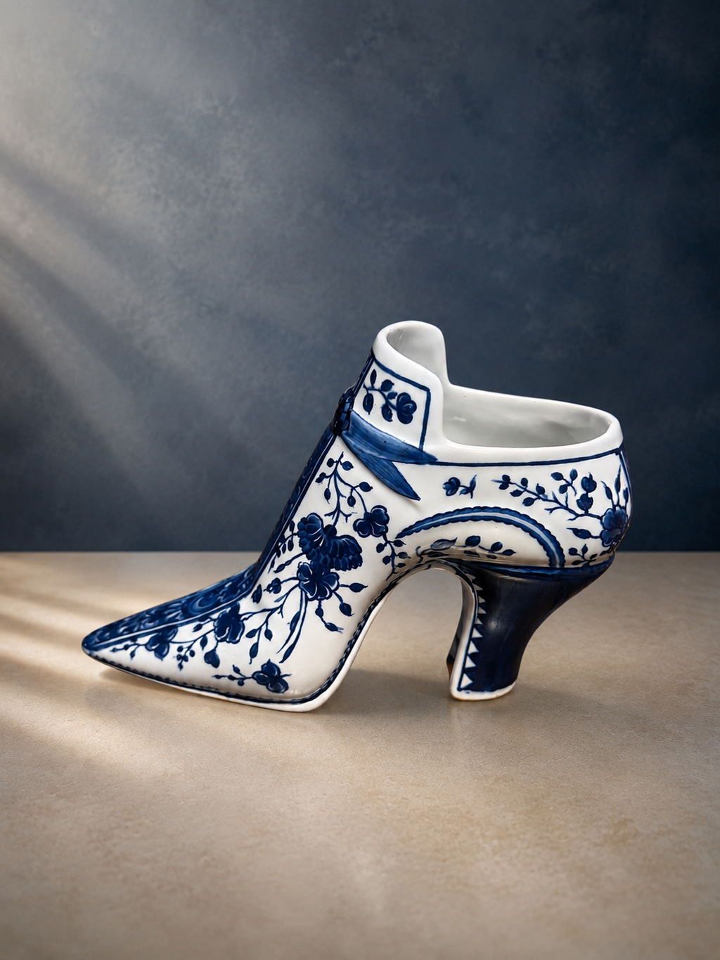 Authentic Delftware Porcelain High Heel Shoe Figurine – Colonial Williamsburg Restoration Collection