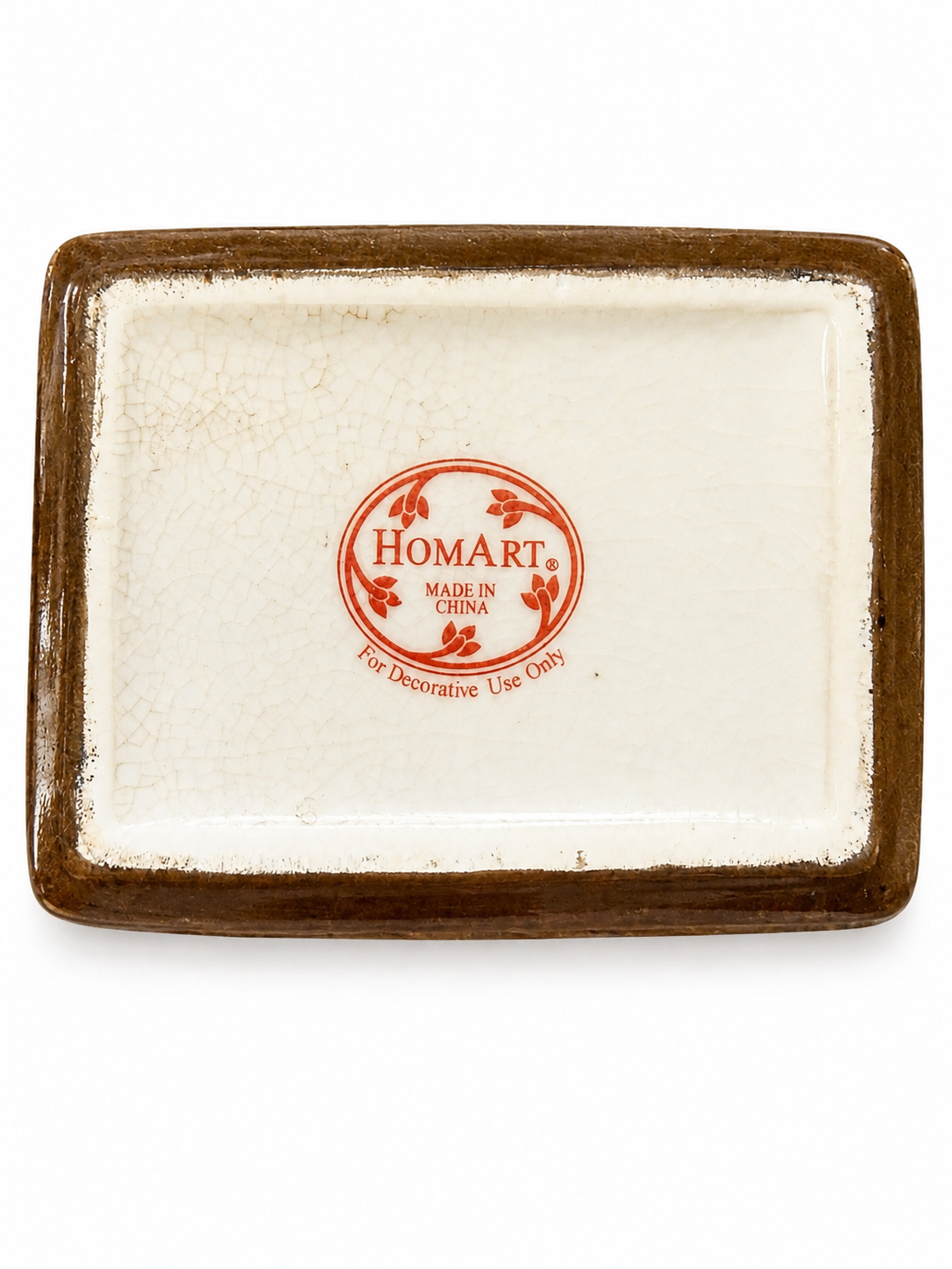 Vintage Postcard Egg Ceramic Trinket Box
