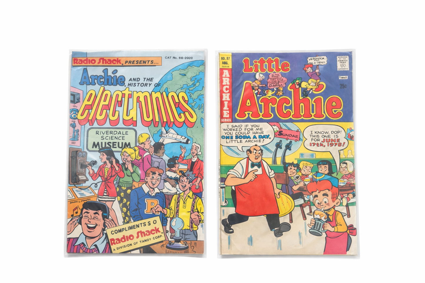 Vintage Archie Comic Book Lot | Little Archie & Radio Shack Electronics Comic Bundle