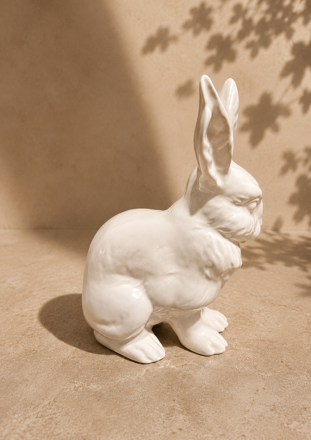 Vintage Goebel West Germany White Porcelain Rabbit