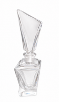 Vintage Clear Glass Perfume Bottle with Stopper