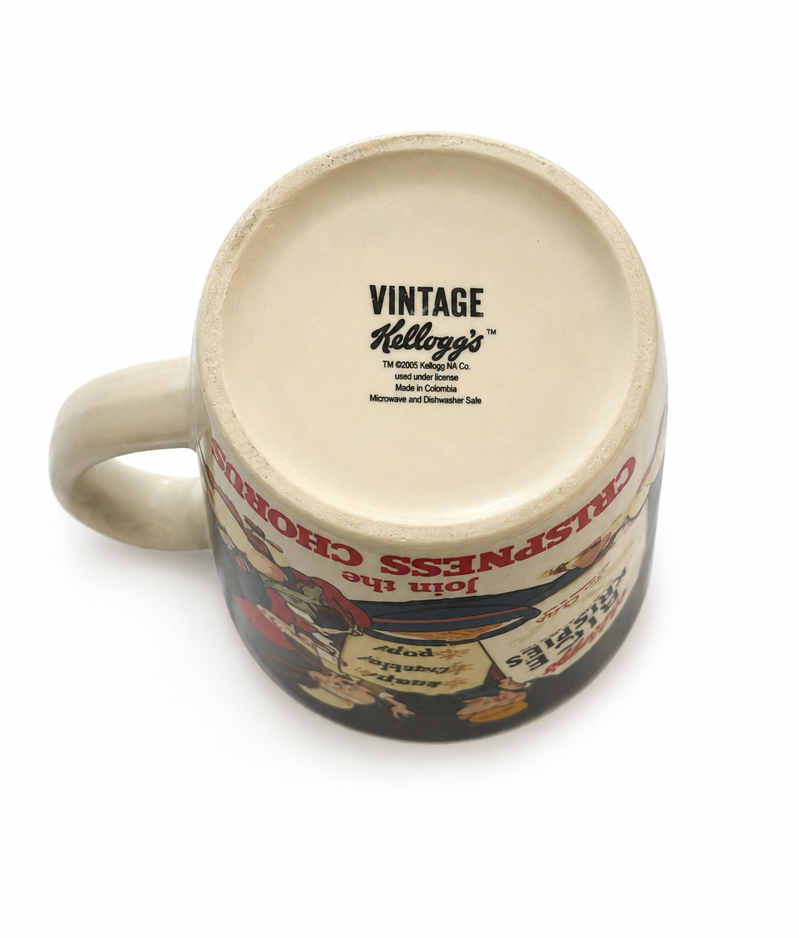 Vintage Kellogg’s Rice Krispies Snap Crackle Pop 3-Piece Breakfast Set – Bowl, Mug & Collector Plate – “Join the Crispness Chorus”