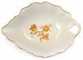 Vintage Limoges France Porcelain Leaf Dish