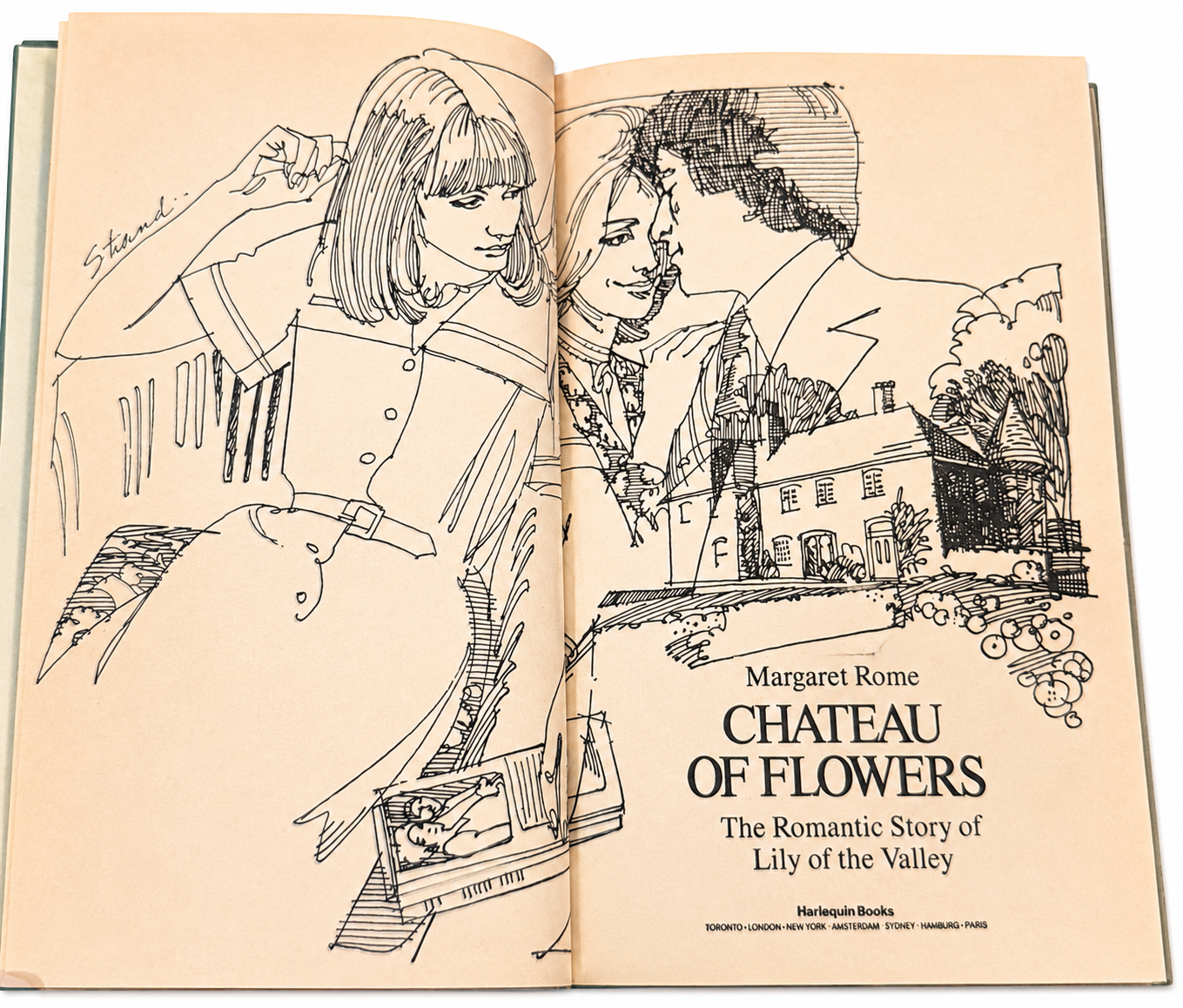 Vintage Chateau of Flowers: The Romantic Story of Lily of the Valley – Margaret Rome Harlequin Book