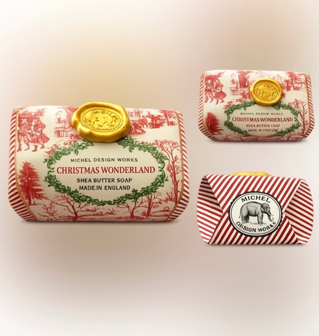 Michel Design Works “Christmas Wonderland” Shea Butter Soap Bar