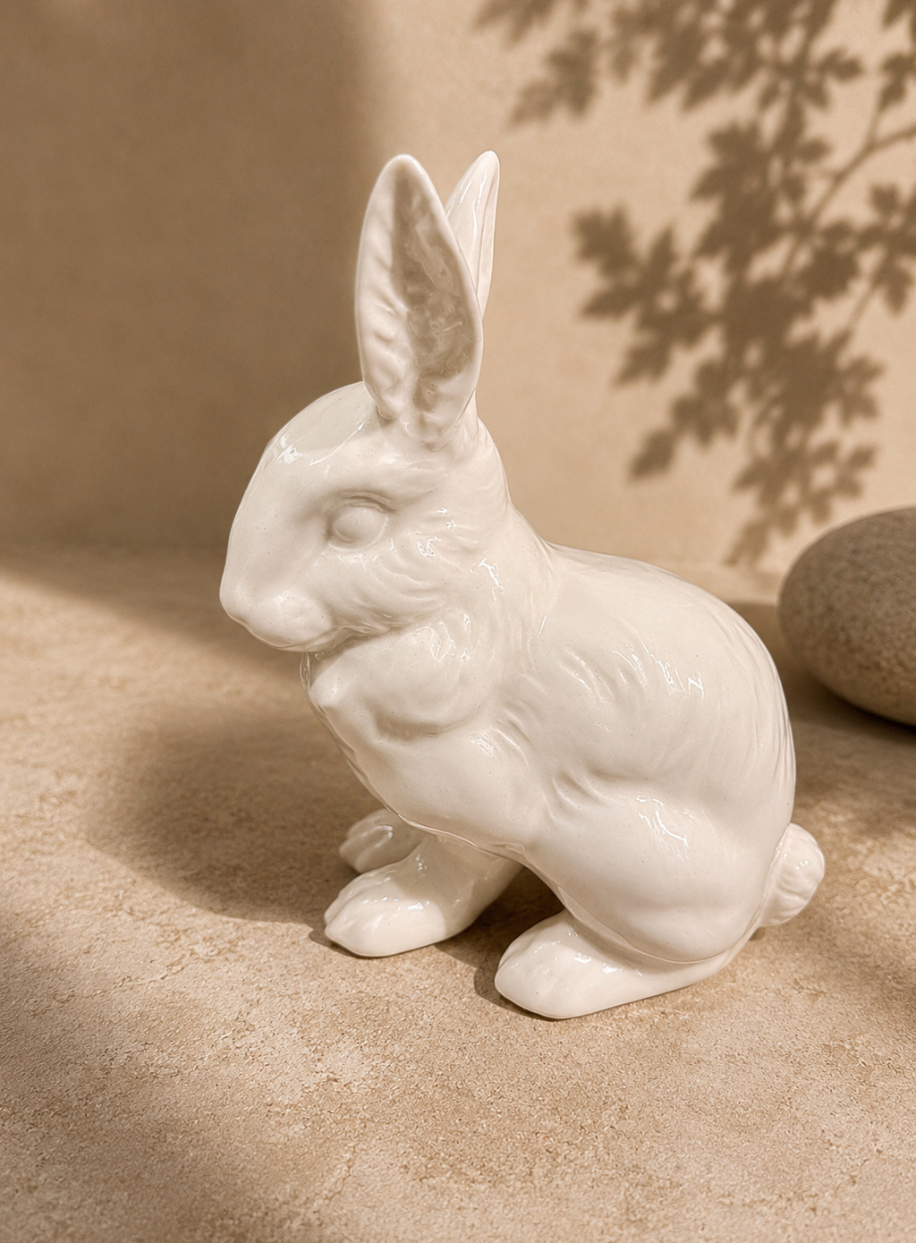 Vintage Goebel West Germany White Porcelain Rabbit