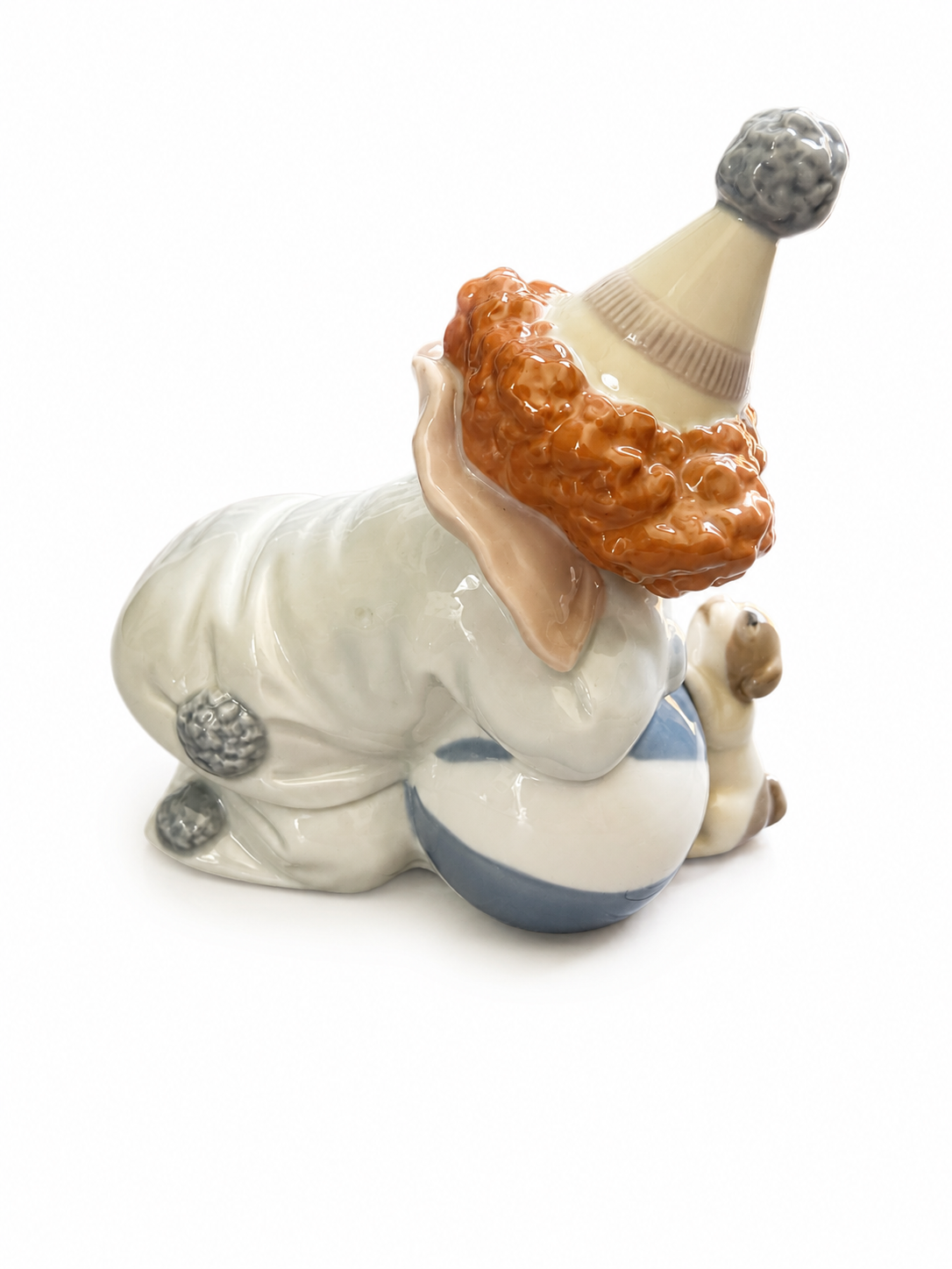 Vintage Lladró Clown with Puppy Figurine #5278 | Hand Made in Spain | Retired Porcelain Collectible | DAISA 1985