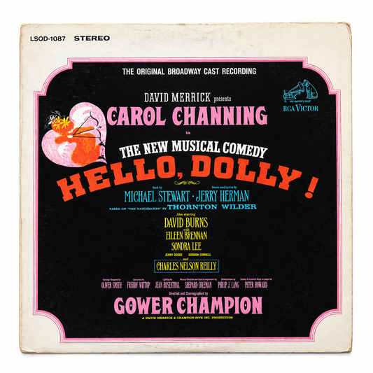Vintage 1964 Hello, Dolly! Original Broadway Cast Recording LP