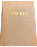 1941 First Edition “Lincoln” by Stefan Lorant – Oversized Hardcover Biography with Historic Photographs