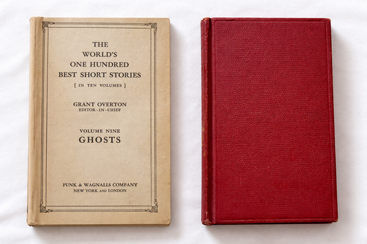 1927 The World’s One Hundred Best Short Stories – Ghosts Volume 9 Hardcover by Grant Overton | Vintage Funk & Wagnalls