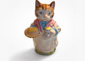 Royal Albert Mrs. Ribby Figurine Beatrix Potter 1989 England Cat with Pie & Jug